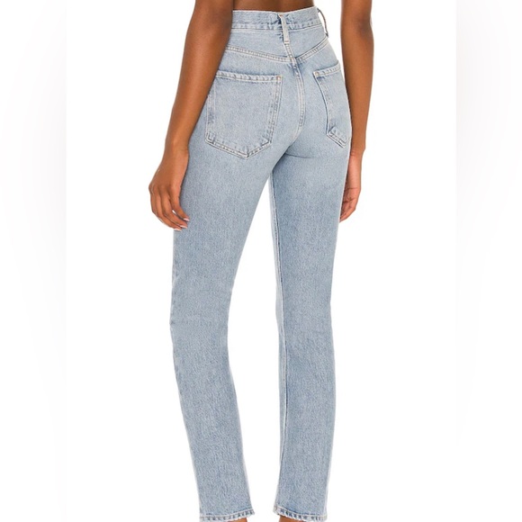 Agolde High Rise Straight Crop - Picture 3 of 5